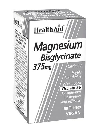 Magnesium Bisglycinate 375mg - Tablets