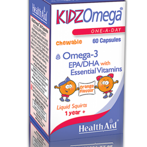 HealthAid Kidz Omega Capsules ( Vit A,D,E,EPA 198mg,DHA 132mg)