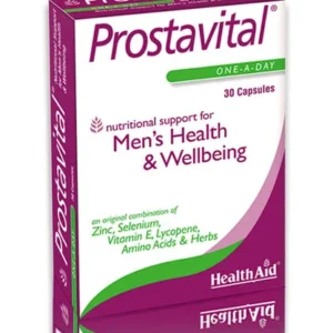 HealthAid Prostavital Capsules (Zinc, Selenium, Vit E, Lycopene, Vit C, Vit B6,++)