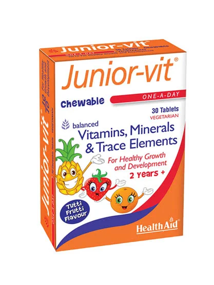 HealthAid Junior-vit - Chewable (Tutti-fruity Flavour) (Age 2 plus) Blister
